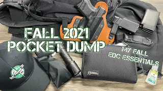 Fall 2021 Pocket Dump : My Fall EDC Essentials : What I carry everyday : CCW