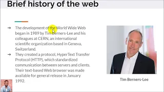 Brief History Of The Web