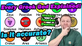 Every Greek God Explained in 11 Minutes | The Paint Explainer | History Teacher Reacts