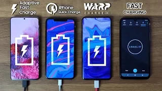 Galaxy S20 Plus vs iPhone 11 Pro Max vs OnePlus 7 Pro - ULTIMATE Fast Charging Speed Test