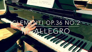 Clementi Sonatina Op.36 No.2, III. Allegro