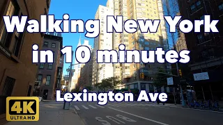 【4K】Walking New York #92 | Lexington Ave | From 28th St to 37th St | Midtown Manhattan