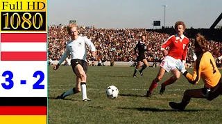 Austria 3-2 Germany world cup 1978 | Full highlight | 1080p HD | Hans krankl