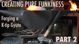 Manipulating the DAMASCUS pattern, creating pure funkiness ~ K-tip Gyuto part 2