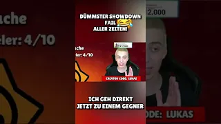 Der DÜMMSTE Solo Showdown FAIL aller ZEITEN! 😂 #shorts