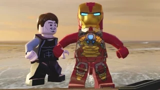 Lego Marvels Avengers How to Unlock Iron Man (MK17 - Heartbreaker) in Malibu