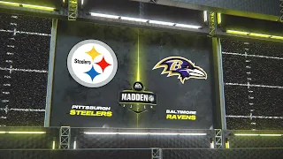 Madden NFL 24 - Pittsburgh Steelers Vs Baltimore Ravens Simulation Week 18 All-Madden PS5 Gameplay