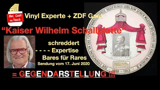 Bares für Rares Gast schreddert Albert Maier Expertise zu Blaue Mauritius der Schallplatten 17.06.20