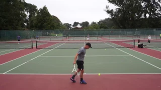 Tennis with Jeff N. - USTA 4.5 Singles Highlights HD