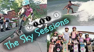 The Sky Sessions. Act 1: Sky Brown and Pink Helmet Posse come over to skate and surf!