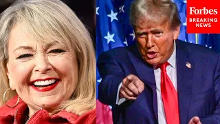 'You're So Skinny!': Trump Gives Shout-Out To Roseanne Barr At Florida Rally