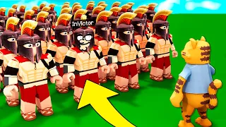 ¿QUIÉN ES EL INVICTOR FALSO? ❓😂 LLENAMOS UN MUNDO DE ROBLOX CON 100.000 NOOBS