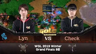 Lyn (O) vs Check (N) 워크3 Gold League 2019 Winter Grand Finals 8강 2차전 (Warcraft 3)