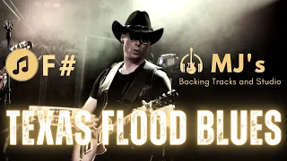 Texas Flood Blues Stevie Ray Vaughan type Backing Track in F#
