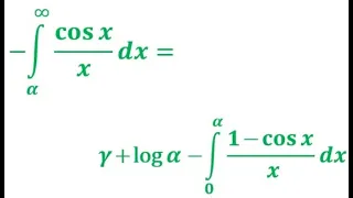 Series representation of the cosine integral