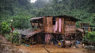 นอนบ้านจงฤดูฝนกับมั่ว3วัน2คืน โอบล้อมด้วยธรรมชาติ ฝนตกตลอด3วันพายุลมแรงมาก [วรวิช]