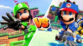 Mario Strikers Battle League - Luigi & Rosalina Vs Mario & Toad (Hard CPU)