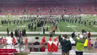 Ohio State University marching band tribute to Stevie Wonder