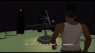 Carl Johnson kills the Ender Dragon (Ah shit, here we go again)