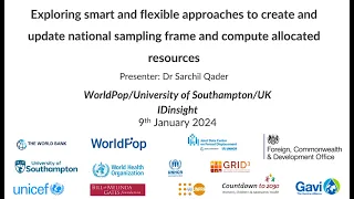 Exploring smart and flexible approaches to create and update national sampling frame
