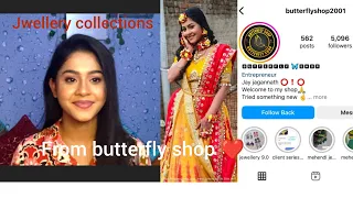 jwellery collections ll butterfly shop ❤️ ll didi au nidhi mote disturb karuchanti 🥲 😠ll