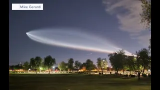What were the lights over Arizona Monday night?