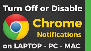 how to stop notifications on chrome in pc | turn off chrome notifications on chrome on Laptop