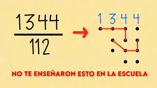 🤯Cómo DIVIDIR dibujando LÍNEAS y PUNTITOS | TRUCO MATEMÁTICO