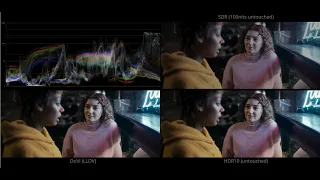 Talk To Me 2023 - Dolby Vision(LLDV) vs HDR10 vs SDR 100nits