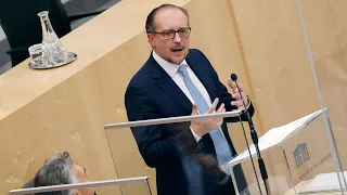 Regierungserklärung von Bundeskanzler Alexander Schallenberg