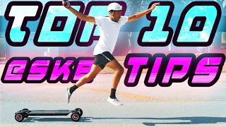 NEVER FALL AGAIN on an Electric Skateboard | Top 10 Tips