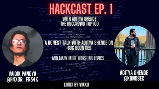 A Honest Talk With Aditya Shende on Bug Bounties | HACKCAST EP 1 | Hacker's Podcast | #bugbounty