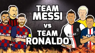 🔥Team Messi vs Team Ronaldo🔥 Football Challenges! Frontmen Season 1.10