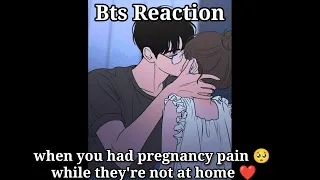 bts imagine : when you had pregnancy pain 🥺 while they're not at home ❤️ #btsimagines #btsff #bts