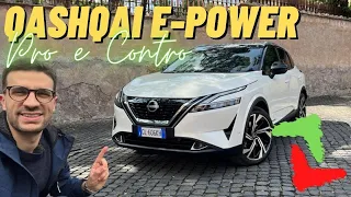 Nissan Qashqai e-Power 2WD 190CV | ELETTRICO SENZA LA SPINA | PRO 🟢 e CONTRO ❌ dal Test Drive