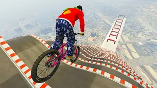 MEGA RAMPA 99.000% IMPOSIBLE! LA MAS DIFICIL!! - GTA V ONLINE