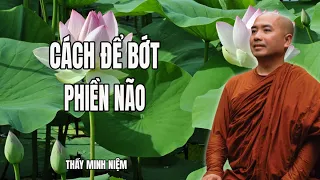 Sư Minh Niệm - Cách để bớt PHIỀN NÃO cho cuộc sống BÌNH THẢN | Radio Phật Pháp