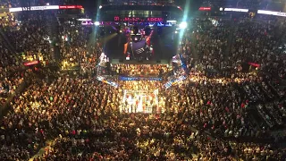 Floyd Mayweather Entrance at Mayweather vs. McGregor in T-Mobile Arena