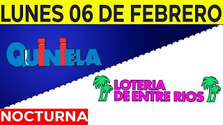 Resultados Quinielas Nocturnas de Córdoba y Entre Ríos, Lunes 6 de Febrero