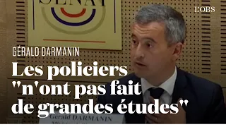 Darmanin : ses propos sur les policiers et gendarmes font polémique