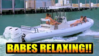 THE PERFECT DAY AT THE MIAMI RIVER | YACHTS AND BEAUTIFUL SCENERY! | MIAMI RIVER | MIAMI BOATS