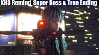 KH3 Yozora Super Boss & True Ending - Kingdom Hearts 3 Remind DLC