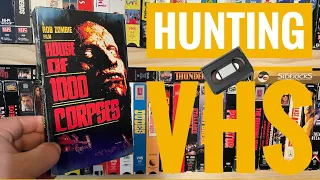 They Were Throwing Away Tapes! Hunting VHS At Thrift Stores - 80’s 90’s Horror Action Comedy