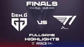 LCK Mùa Hè 2022: GEN vs T1 - Full Highlights Ván 1, 2, 3 | CHUNG KẾT