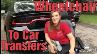 Transfer from wheelchair to car as a Paraplegic Woman