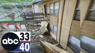 Two teens injured after deck collapses at a Forestdale apartment