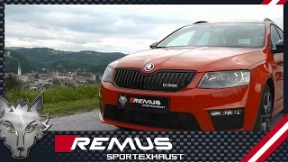 Skoda Octavia III RS/VRS 🚗 with REMUS cat-back sport exhaust