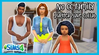 THE BAUMANNS - No CC Family for Jupiter Save File | The Sims 4 CAS Video