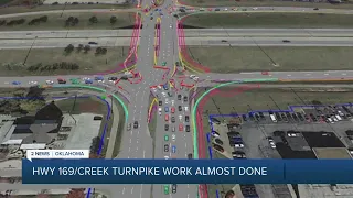 Tulsa's first diverging diamond interchange to open next week, ODOT says