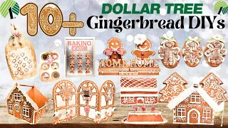 10+ *Must See* Dollar Tree Christmas Gingerbread DIYs • Classy Crafts • High End Unique Projects